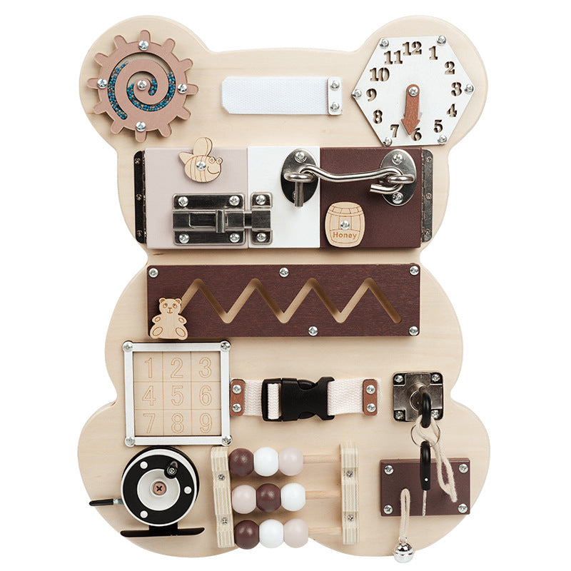BusyBear Bord – Montessori Speel & Leerbord