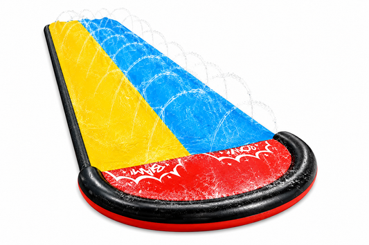 🌊 Dubbele Waterglijbaan 550 CM