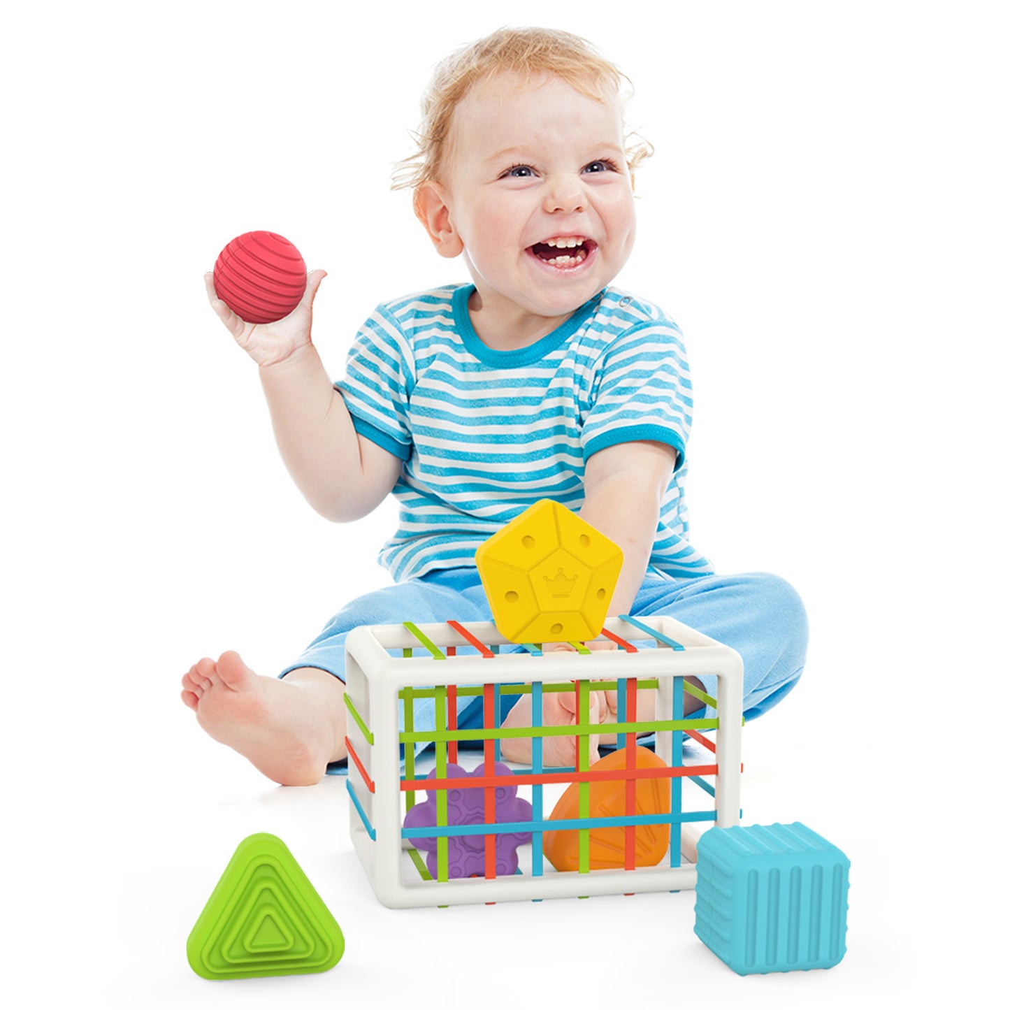 🌟 Slimme Vormensorteer Kubus – Leren & Spelen tegelijk! 🌟