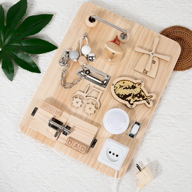 BusyBear Bord – Montessori Speel & Leerbord