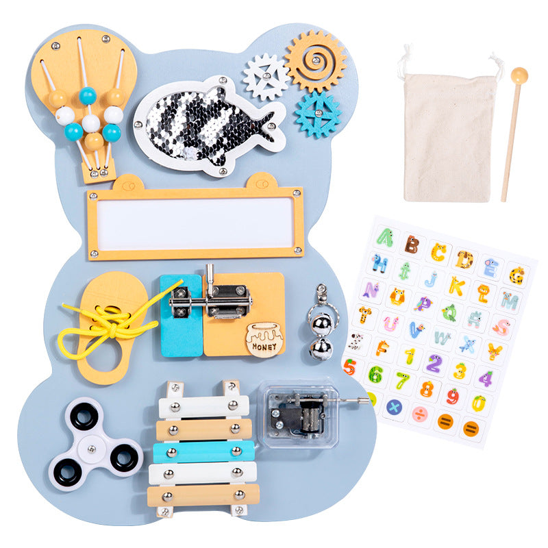 BusyBear Bord – Montessori Speel & Leerbord